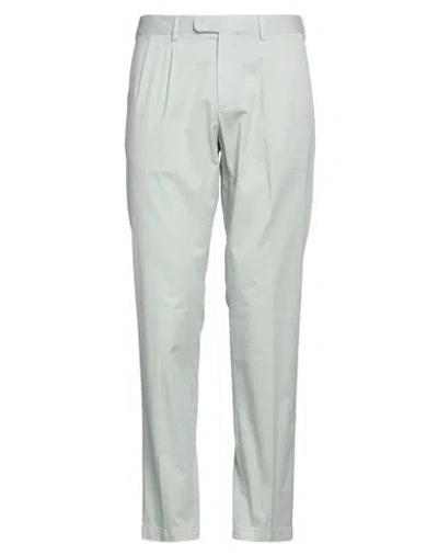 Devore Incipit Man Pants Light Green Size 34 Cotton, Silk, Elastane