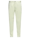 Devore Incipit Man Pants Light Green Size 38 Cotton, Elastane