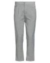 Devore Incipit Man Pants Light Grey Size 28 Wool, Polyester, Elastane In Gray