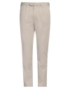 Devore Incipit Man Pants Beige Size 38 Cotton, Silk, Elastane In Grey