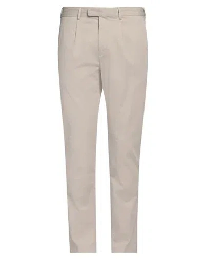 DEVORE INCIPIT DEVORE INCIPIT MAN PANTS LIGHT GREY SIZE 32 COTTON, SILK, ELASTANE