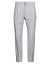 Devore Incipit Man Pants Light Grey Size 32 Wool, Polyester, Elastane