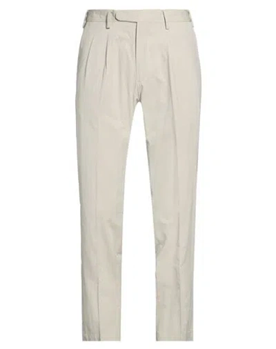 Devore Incipit Man Pants Light Grey Size 38 Cotton In Metallic