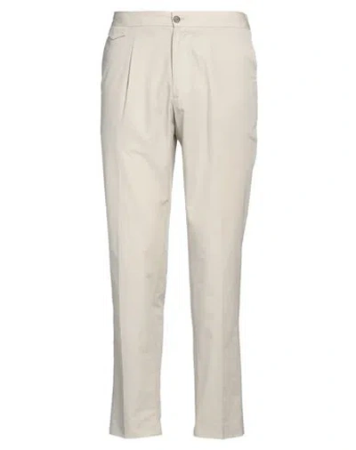 Devore Incipit Man Pants Light Grey Size 38 Cotton, Polyamide