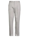 Devore Incipit Man Pants Light Grey Size 38 Wool, Polyester, Elastane In Gray