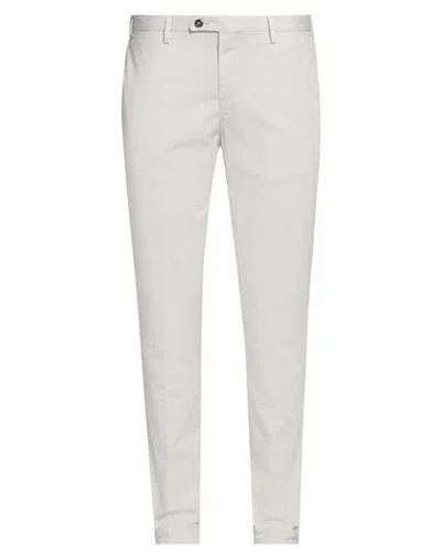 Devore Incipit Man Pants Light Grey Size 42 Cotton, Elastane