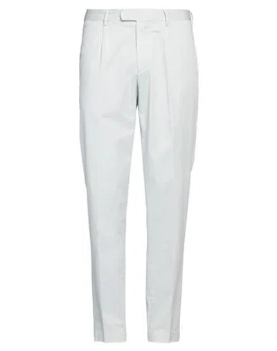 Devore Incipit Man Pants Light Grey Size 38 Cotton, Silk, Elastane