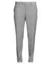 Devore Incipit Man Pants Light Grey Size 40 Wool, Polyester, Elastane In Gray