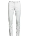 Devore Incipit Man Pants Light Grey Size 42 Cotton, Elastane In White