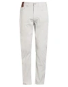 Devore Incipit Man Pants Light Grey Size 42 Cotton, Elastane In White