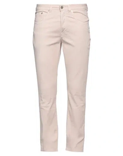 Devore Incipit Man Pants Light Pink Size 38 Cotton, Elastane