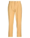 Devore Incipit Man Pants Marigold Size 32 Wool, Polyester, Elastane In Yellow