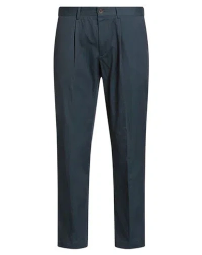 Devore Incipit Man Pants Midnight Blue Size 32 Cotton