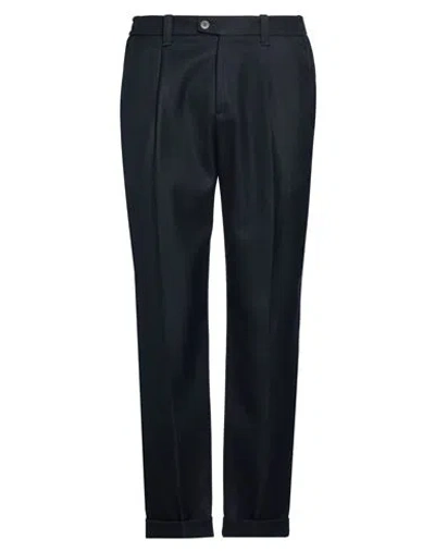 Devore Incipit Man Pants Midnight Blue Size 34 Polyester, Wool, Cotton