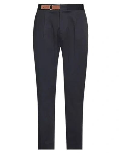 Devore Incipit Man Pants Midnight Blue Size 36 Cotton, Elastane