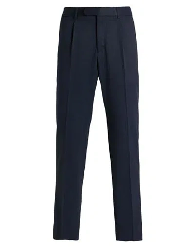 Devore Incipit Man Pants Midnight Blue Size 36 Wool, Polyester, Viscose, Elastane