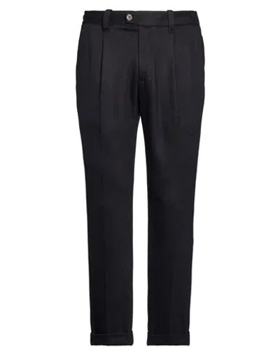 Devore Incipit Man Pants Midnight Blue Size 38 Wool, Rayon, Polyester