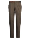 Devore Incipit Man Pants Military Green Size 30 Cotton, Elastane