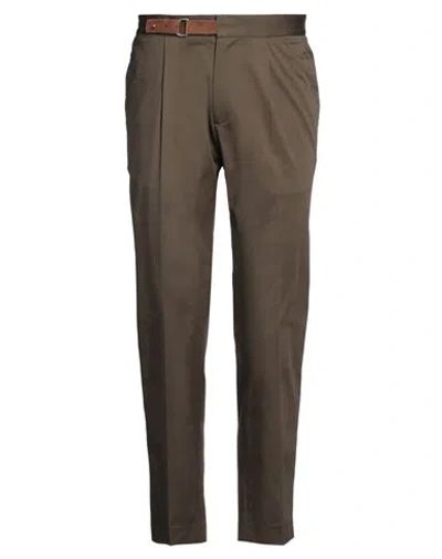 Devore Incipit Man Pants Military Green Size 30 Cotton, Elastane
