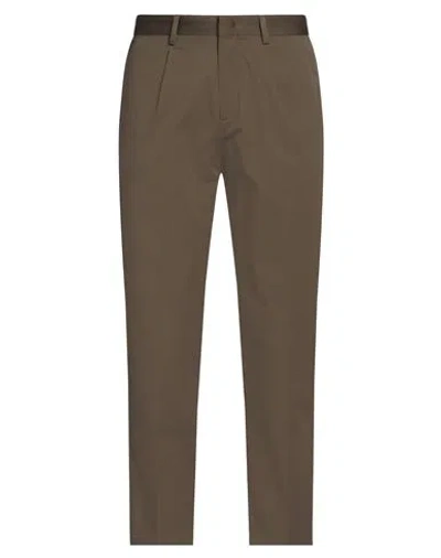 Devore Incipit Man Pants Military Green Size 30 Cotton, Elastane