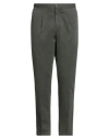 Devore Incipit Man Pants Military Green Size 34 Cotton, Cashmere, Elastane In Gray