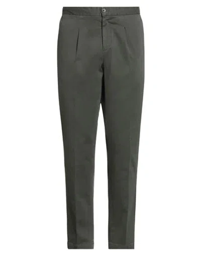 Devore Incipit Man Pants Military Green Size 34 Cotton, Cashmere, Elastane