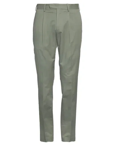 Devore Incipit Man Pants Military Green Size 34 Cotton, Elastane
