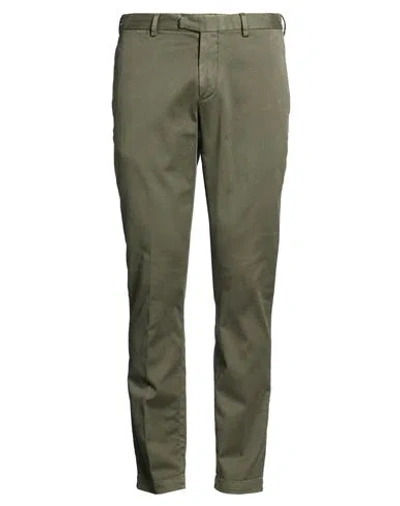 Devore Incipit Man Pants Military Green Size 34 Cotton, Elastane