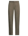 Devore Incipit Man Pants Military Green Size 38 Cotton, Elastane