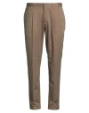 Devore Incipit Man Pants Military Green Size 38 Cotton, Silk, Elastane