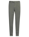 Devore Incipit Man Pants Military Green Size 38 Cotton, Silk, Elastane