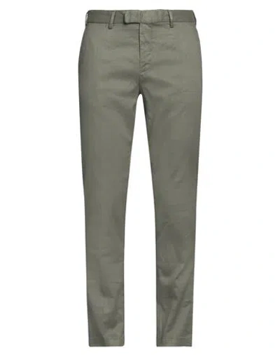 Devore Incipit Man Pants Military Green Size 38 Linen, Cotton, Elastane