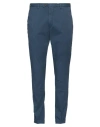 Devore Incipit Man Pants Navy Size 38 Cotton, Elastane In Blue