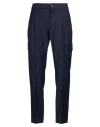 Devore Incipit Man Pants Navy Size 32 Wool, Polyester, Elastane In Blue