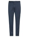 Devore Incipit Man Pants Navy Size 36 Cotton, Silk, Elastane