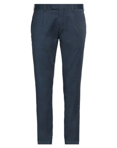 DEVORE INCIPIT DEVORE INCIPIT MAN PANTS NAVY SIZE 38 COTTON, SILK, ELASTANE