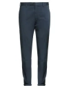 Devore Incipit Man Pants Navy Size 36 Cotton, Silk, Elastane
