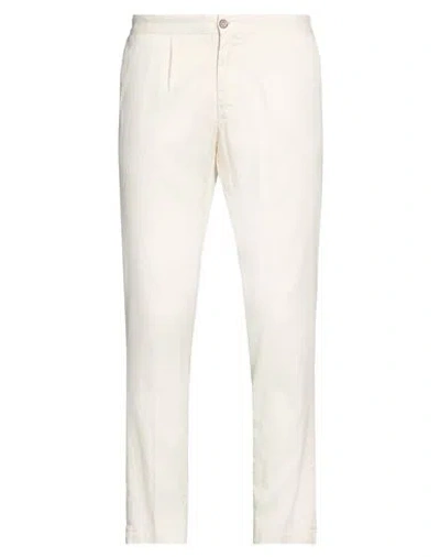 Devore Incipit Man Pants Off White Size 32 Linen, Cotton, Elastane