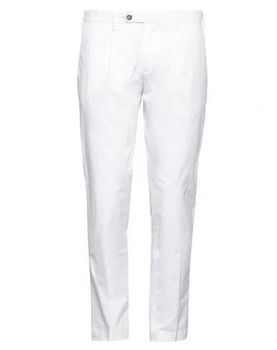 Devore Incipit Man Pants Off White Size 34 Cotton, Elastane