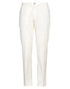 Devore Incipit Man Pants Off White Size 36 Cotton, Elastane