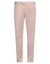 Devore Incipit Man Pants Antique Rose Size 40 Cotton, Silk, Elastane In Pink