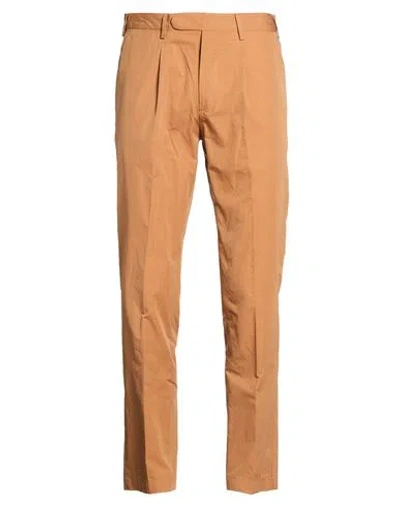 Devore Incipit Man Pants Rust Size 38 Cotton, Polyamide In Red