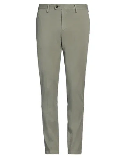 Devore Incipit Man Pants Sage Green Size 38 Cotton, Silk, Elastane