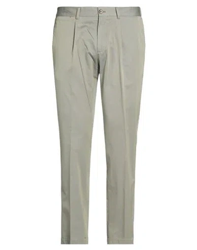 Devore Incipit Man Pants Sage Green Size 36 Cotton, Silk