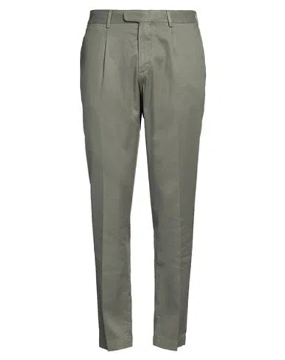 Devore Incipit Man Pants Sage Green Size 36 Linen, Cotton, Elastane