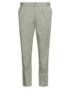 Devore Incipit Man Pants Sage Green Size 38 Cotton, Elastane In Green