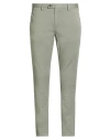 Devore Incipit Man Pants Sage Green Size 38 Cotton, Silk, Elastane