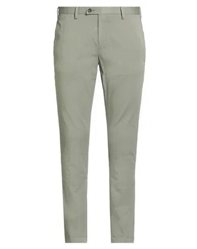 Devore Incipit Man Pants Sage Green Size 38 Cotton, Silk, Elastane