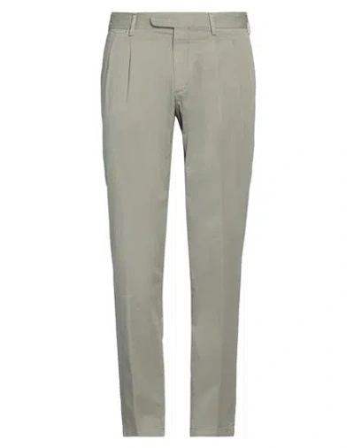 Devore Incipit Man Pants Sage Green Size 38 Cotton, Silk, Elastane