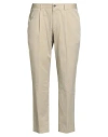 Devore Incipit Man Pants Sage Green Size 40 Cotton In Neutral